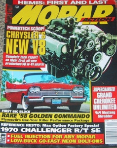 MOPAR ACTION 1999 APR - NEW 287 V-8 DETAILED